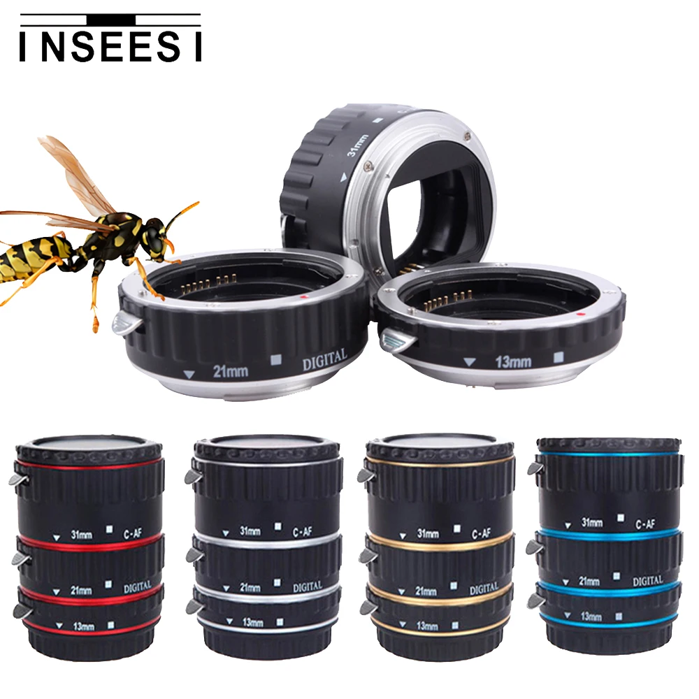 Inseesi для камер Canon EOS EF S 1100D 60D 70D 550D 600D 5 шт. цветное металлическое Крепление с