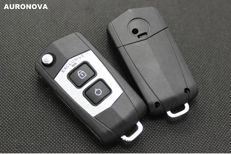 AURONOVA апгрейд складной ключ оболочки для Kia Forte 2 кнопки дистанционного ключа автомобиля чехол DIY