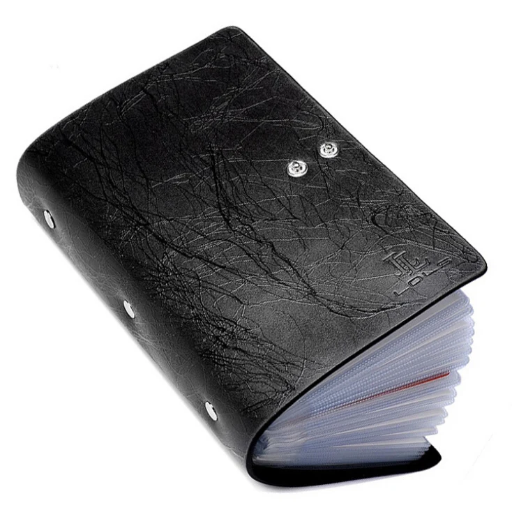 Держатель для визиток и кредитных карт мужской модный футляр из натуральной кожи