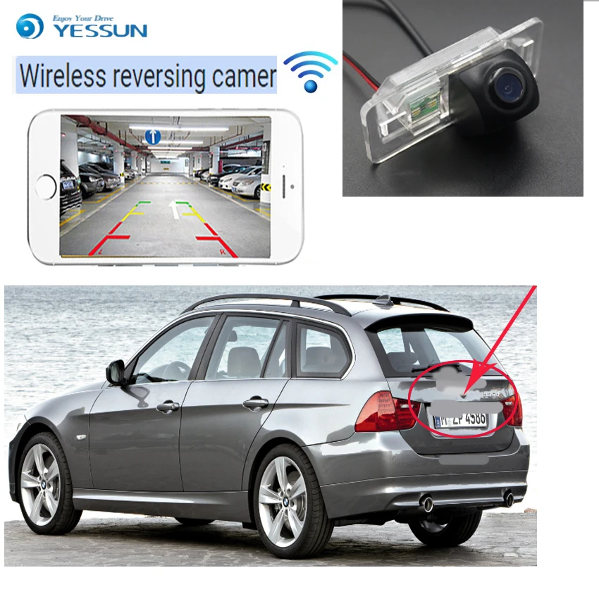 MK1 Новое поступление! Беспроводное подключение автомобиля заднего вида HD камера