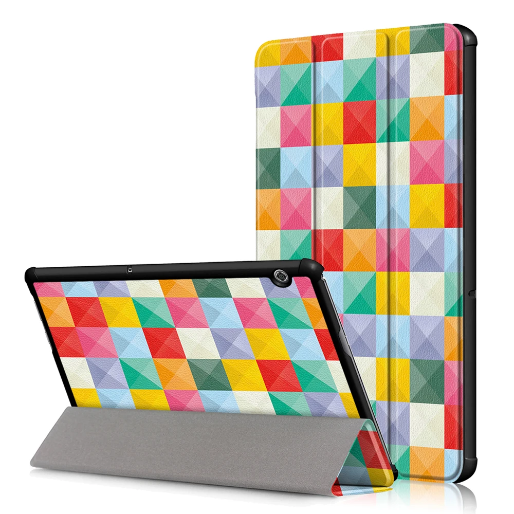 Чехол для huawei MediaPad T5 10, складной чехол-подставка из искусственной кожи для huawei MediaPad T5 10,1 AGS2-W09/L09/L03/W19 чехол для планшета