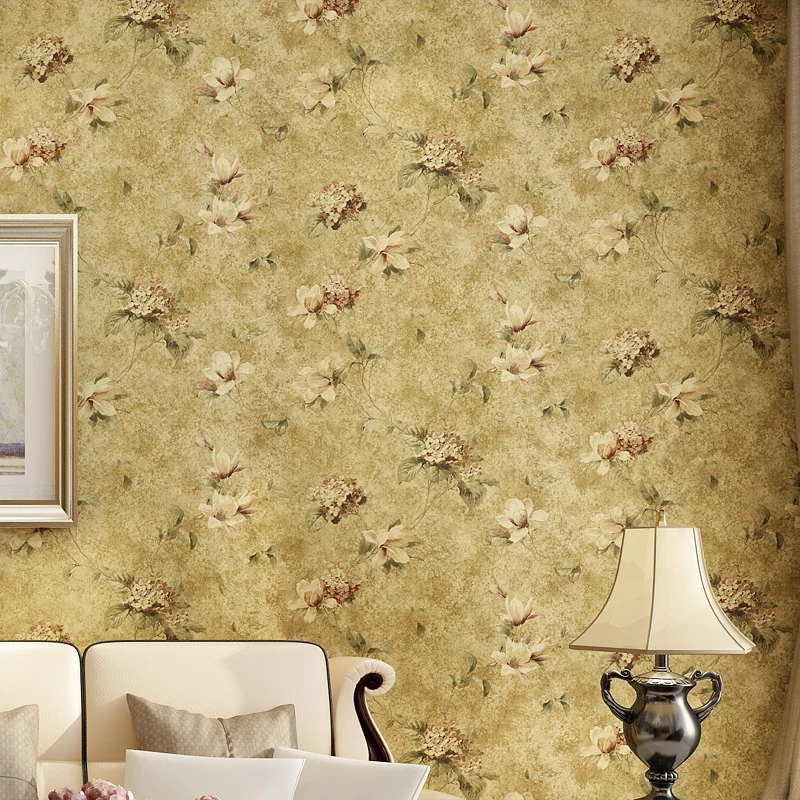 Классические обои из тисненой кожи 10 м Нетканая ткань в винтажном стиле