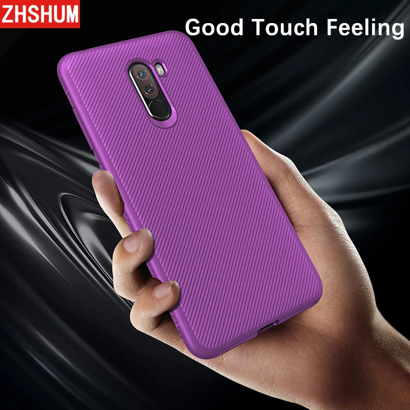 Мягкий силиконовый чехол из ТПУ Для Xiaomi Pocophone F1 полностью задняя крышка