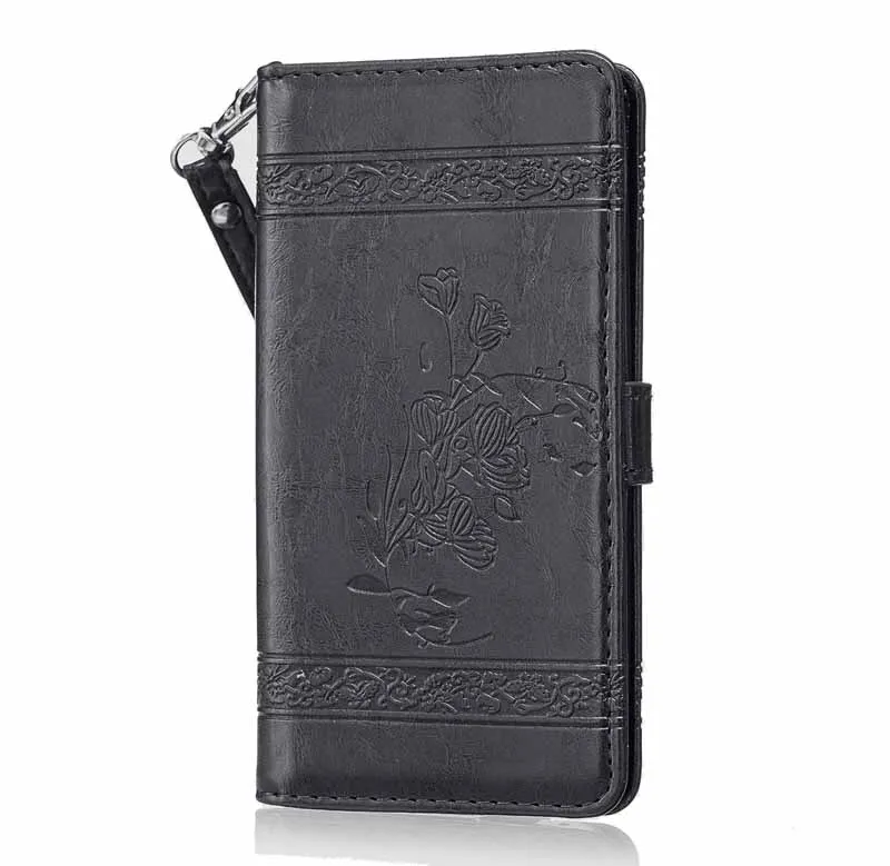 Черный Ретро чехол Xiaomi Xiomi Redmi Note 4X4 кожаный бумажник флип Чехол Funda Xiaomi Redmi 4X Note4X Note 4 X чехол для телефона s Coque - Цвет: Черный