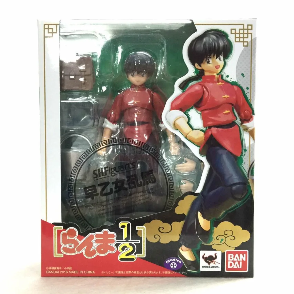 Оригинальная экшн фигурка PrettyAngel Bandai тамаши натиски S.H. Figuts Ранма 1/2 saotome|bandai tamashii