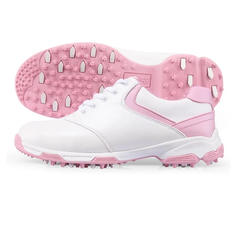 Pgm гольф обувь для женщин водостойкие кружево до спортивная женщина шипы ногтей