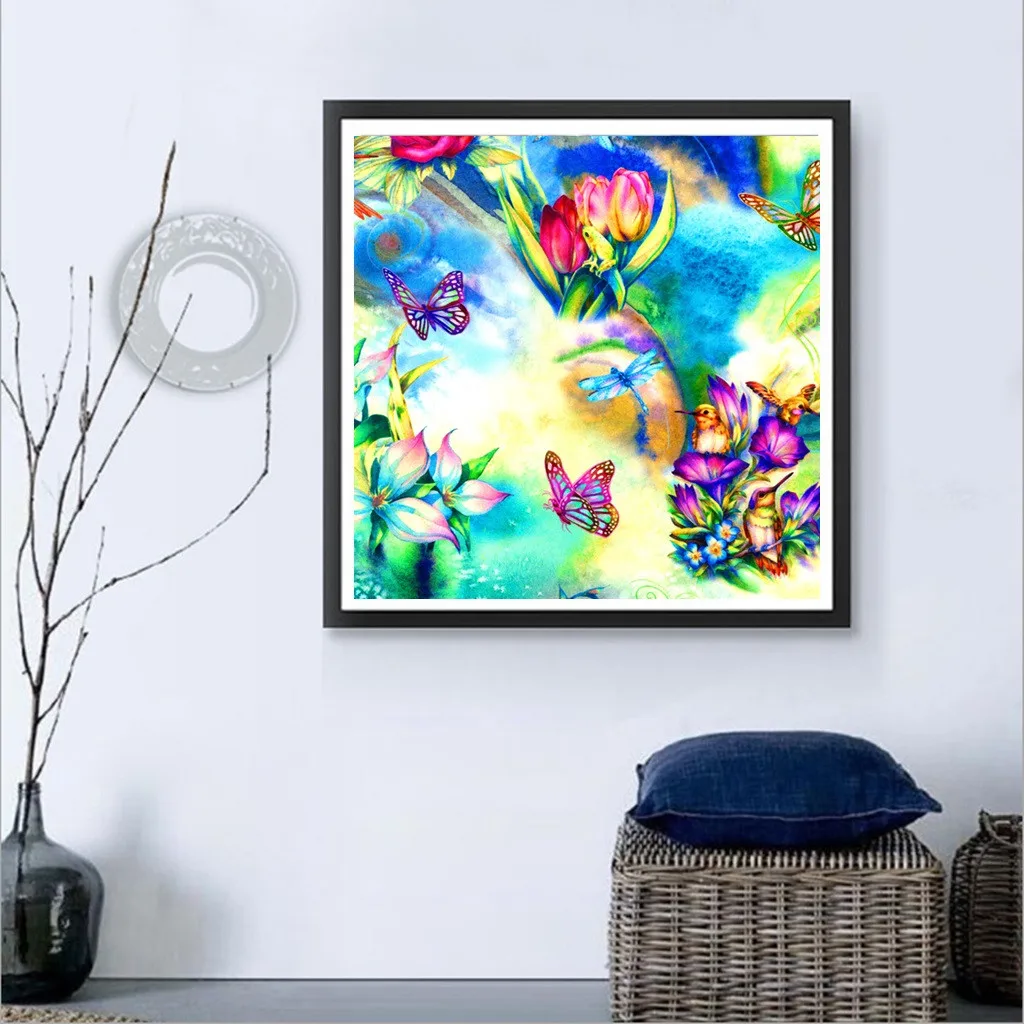 Картины по номерам 5D Вышивка горный хрусталь наклеенные DIY Алмазная картина