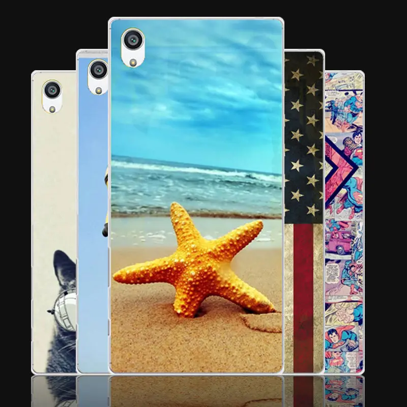 УФ-печать для Sony Xperia Z5 чехол Чехол E6603 E6633 E6653 Красочная картина защитная накладка
