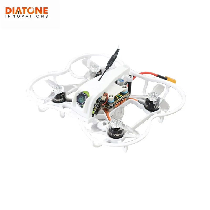Diatone GT R239 R90 2 дюймов 3S FPV гоночного дрона с дистанционным управлением с самонастраиваемым устройством w/F4 OSD 25A RunCam Micro Swift TX200U Racer с несколькими несущими винтами черный, белый цвет - Цвет: Белый