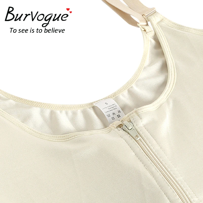 Burvogue, женские клипсы, на молнии, Корректирующее белье для талии, для похудения, моделирующее нижнее белье, Корректирующее белье, боди