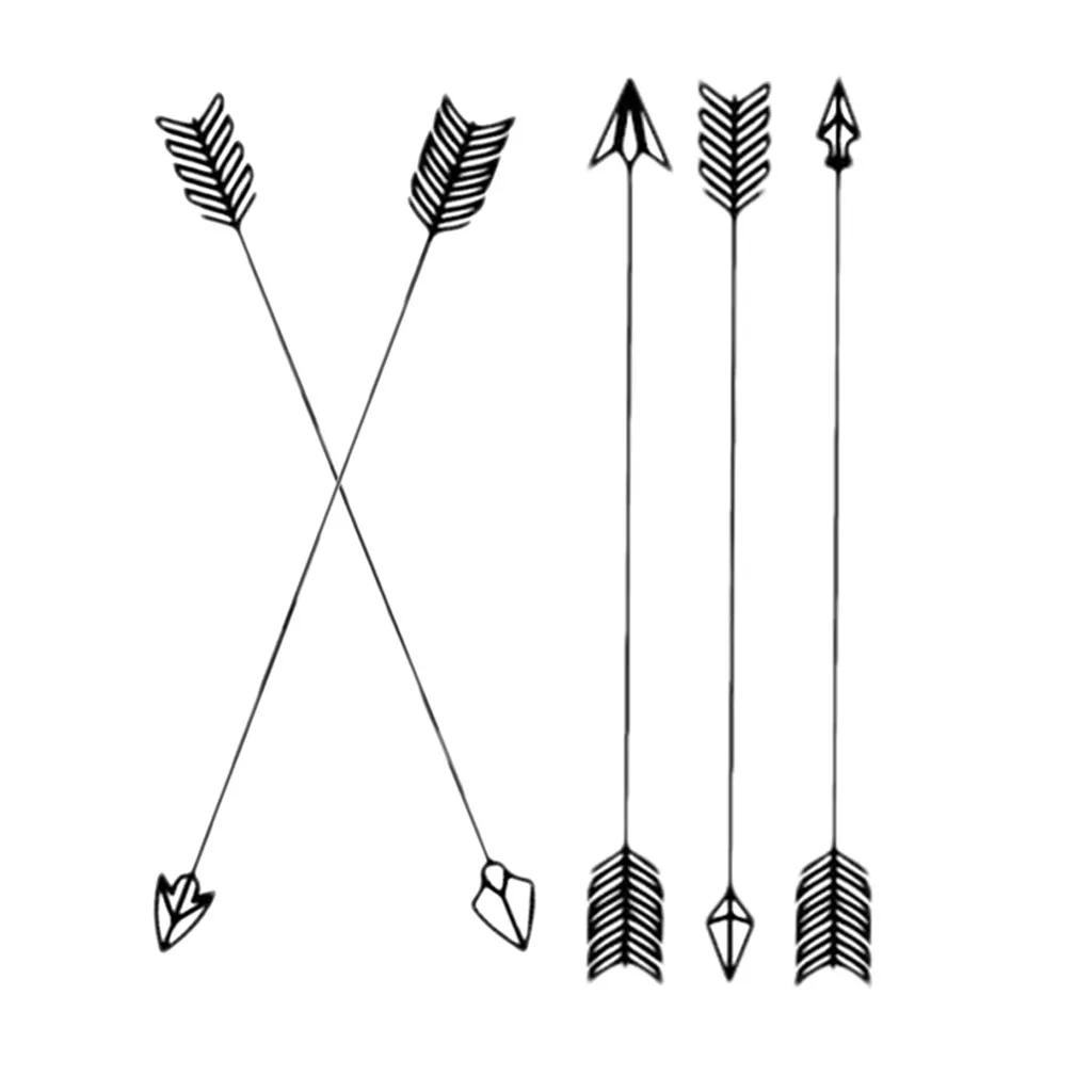 Мужские татуировки со стрелками стоп водонепроницаемые искусственные в стиле