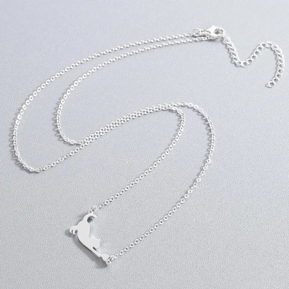 Тоторова милый кот кулон ожерелье Модные ювелирные изделия ожерелья в виде