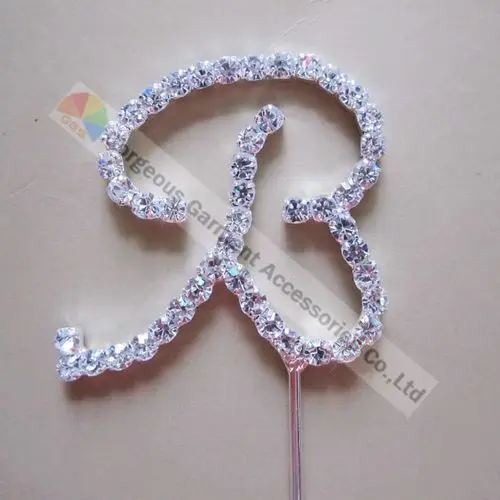 Высококачественный монограмма из хрустальных страз 26 шт. буквы алфавита для