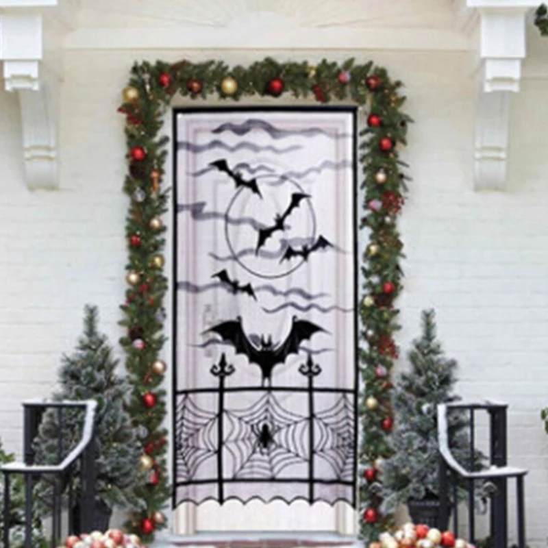 Реквизит для Хэллоуина кружевная занавеска двери украшение дома декор ужасов