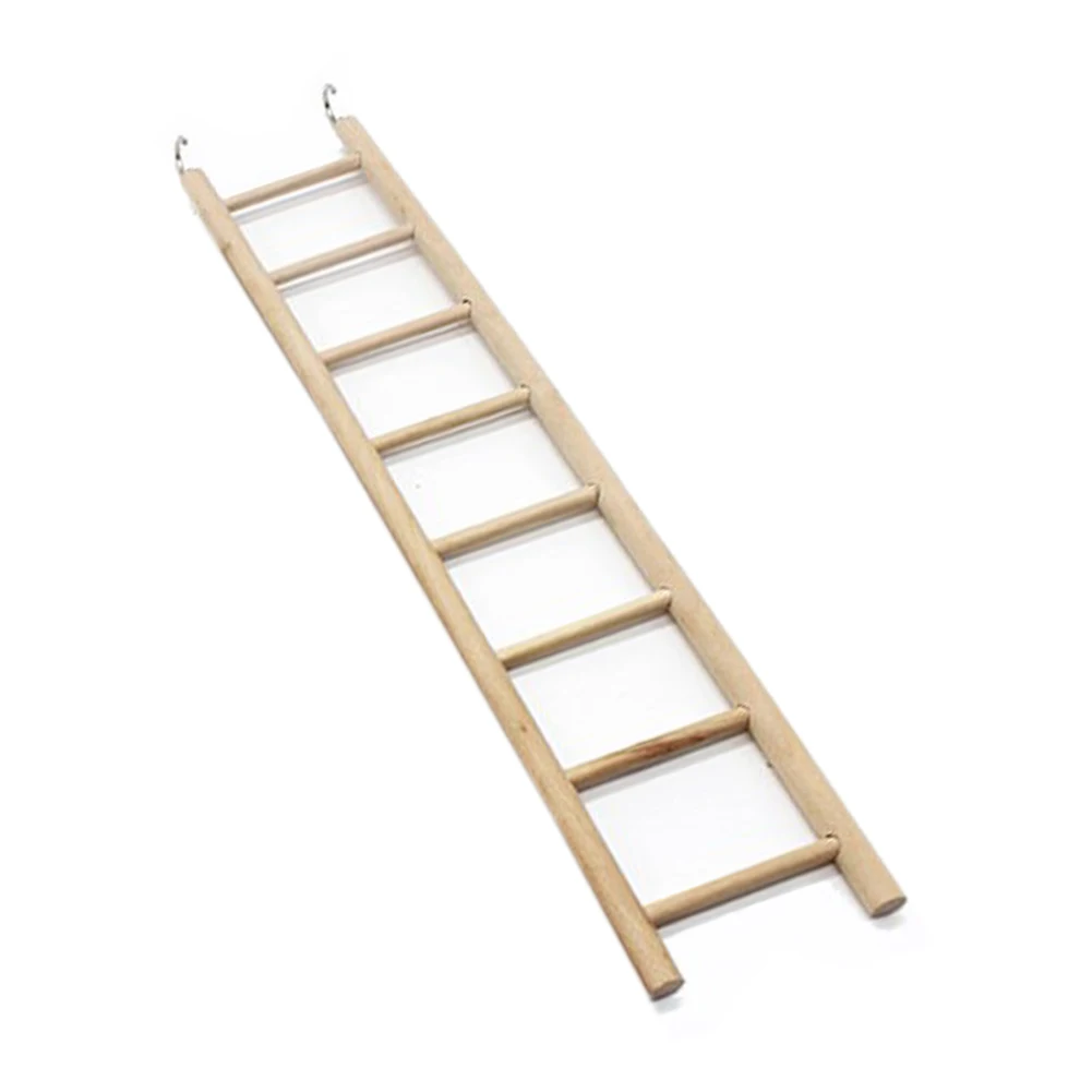 8 Ladders Игрушка для птиц деревянные лестницы качели-Когтеточка для кошек окуня для походов 3/4/5/6/7/8 лестница птичья клетка хомяков попугай игрушки для домашних животных - Цвет: 8 Ladders