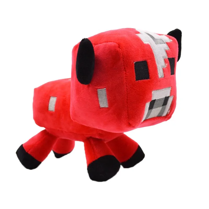 16 см Minecrafted игры игрушки мягкие плюшевые красный Minecrafter Mooshroom животного куклы для