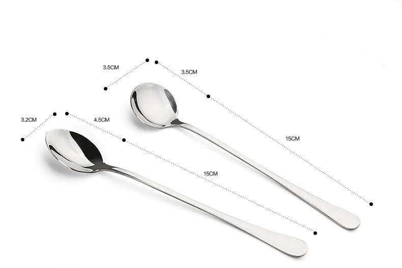 1 шт. Нержавеющая сталь щетка с длинной ручкой рисовая суповая ложка Кофе для