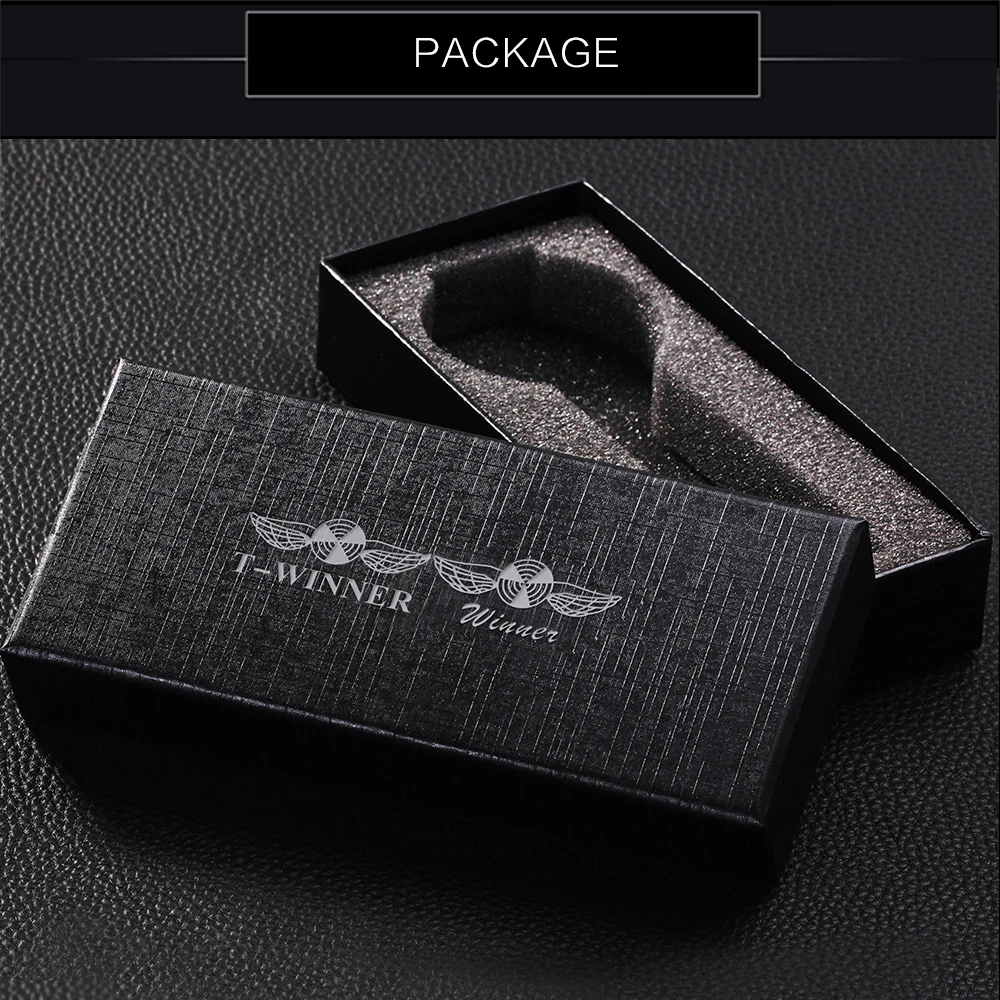 Часы-скелетоны WINNER женские механические брендовые Роскошные элегантные