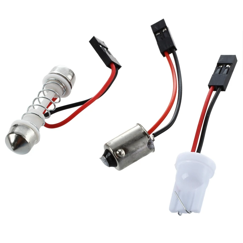 Белый 1210 Smd 48 светодиодных ламп интерьер автомобильного салона Свет Панель W T10 Ba9S