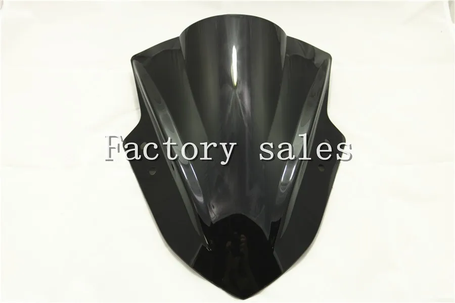 

For Kawasaki Ninja 300 EX300 2013 2014 2015 2016 2017 2018 2019 Black motorcycle Windshield WindScreen EX300R 300R EX 300 R