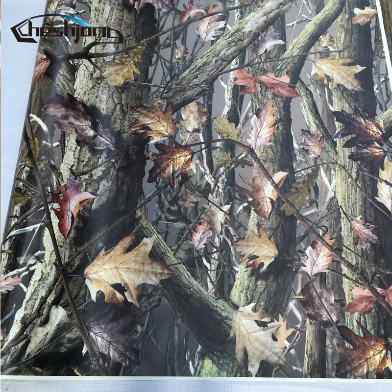 Big Real Leaf Tree Camouflage Vinyl Camo Sticker Bomb Fabric Foil Sheet Car Wrap Hood Roof Decal Styling | Автомобили и мотоциклы