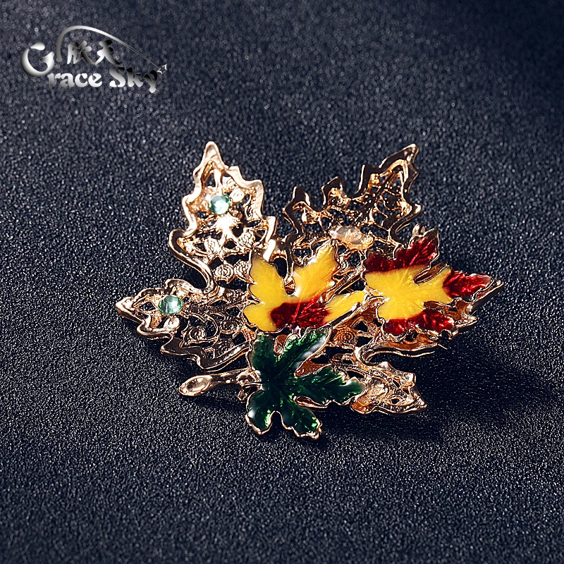 2018 модные ювелирные изделия эмалированная булавка металлический лист