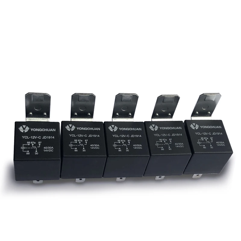 5 комплектов DC 12V 40A автомобильное реле Pin Провода водонепроницаемое и релейное
