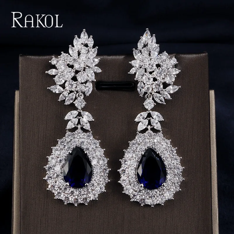 Женский набор ювелирных изделий RAKOL Camellia ожерелье с подвеской из