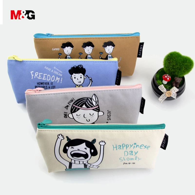 M &amp G kawaii тканевый чехол-карандаш для школы школьные принадлежности канцелярские