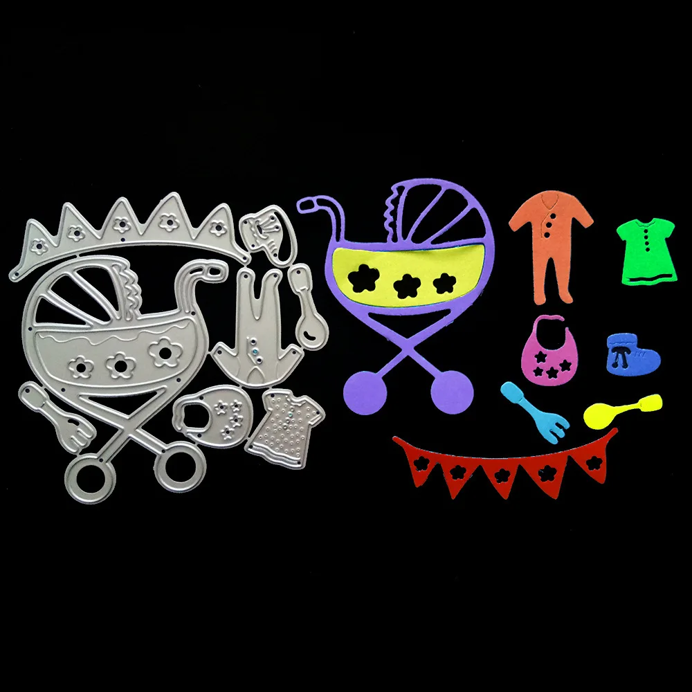 Набор инструментов для малышей металлический трафарет Новый 2018 Скрапбукинг