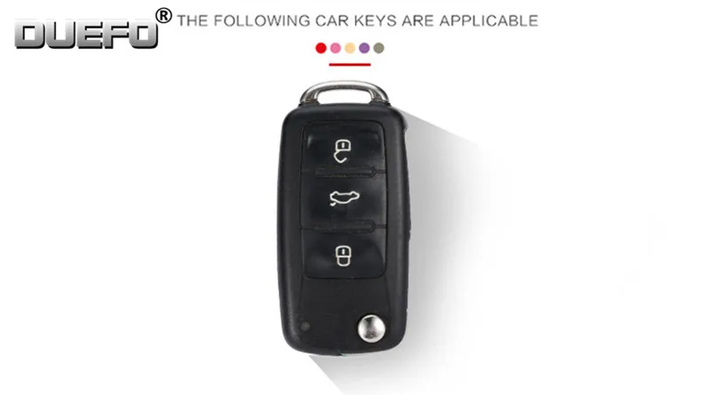 Чехол для автомобильного ключа из углеродного волокна Volkswagen VW polo passat b5 golf 4 5 6 jetta