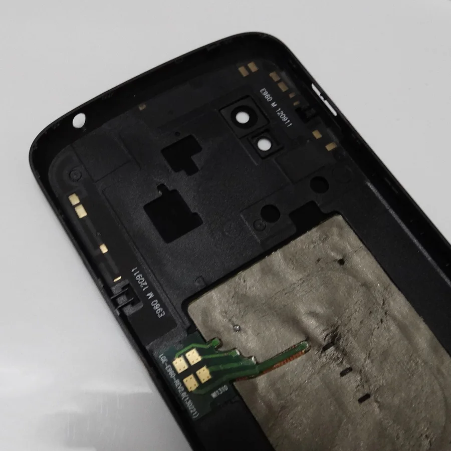 Новинка Высококачественная крышка аккумулятора для LG Google Nexus 4 E960 задняя