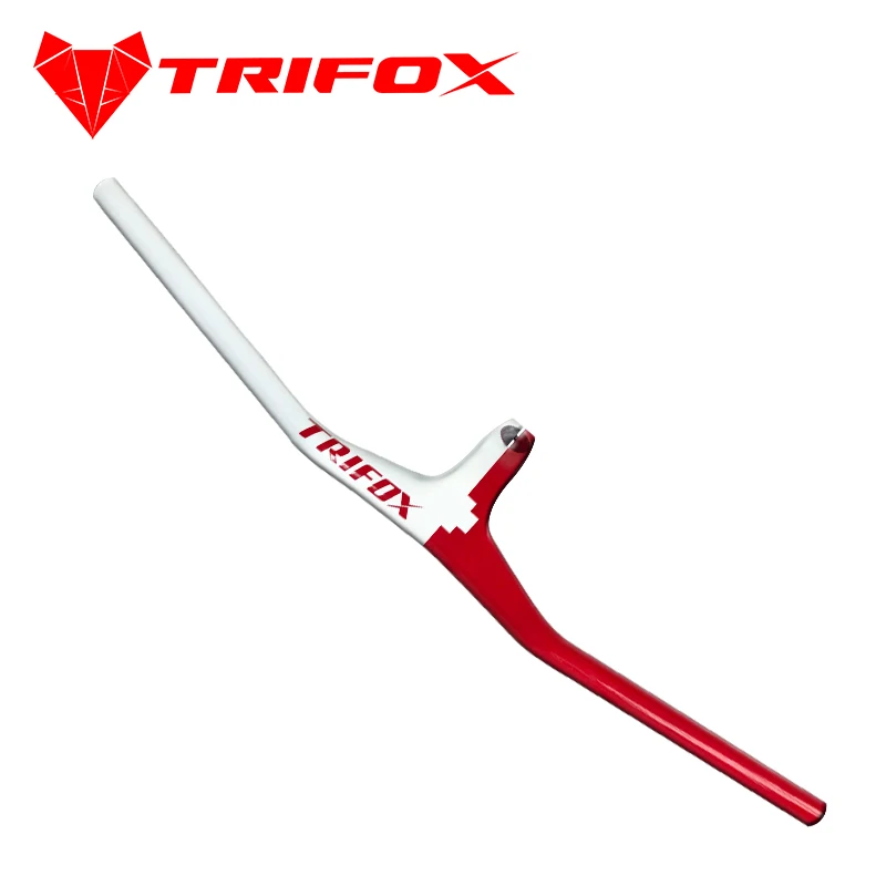 TRIFOX UD Manillar Carbono MTB велосипедный стояк-17 градусов однообразный Интегрированный руль со стволом глянцевый/матовый углеродный MTB руль