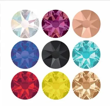 Стразы для дизайна ногтей и свадьбы плоские стразы без горячей фиксации 8 больших