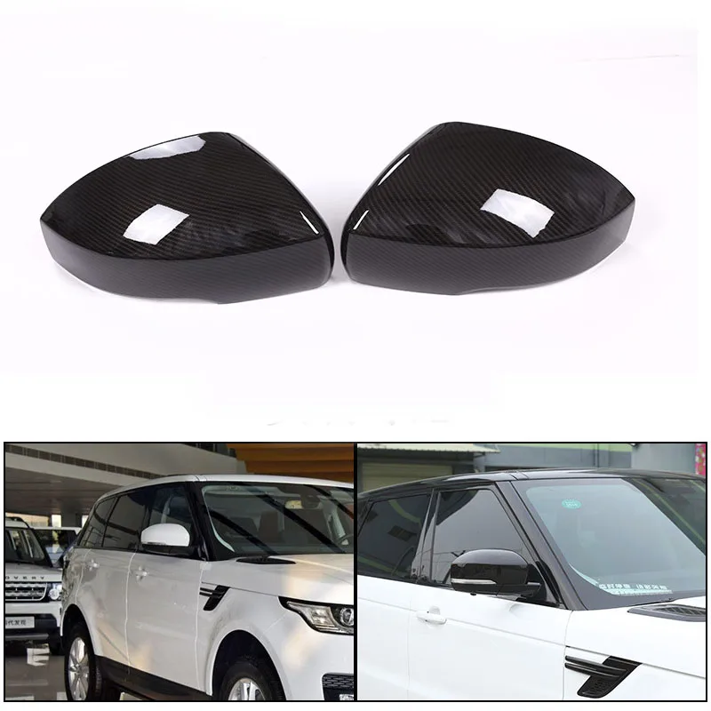 

Крышки для зеркала заднего вида из АБС-пластика и углеволокна, подходит для Range Rover Evoque Sport L405