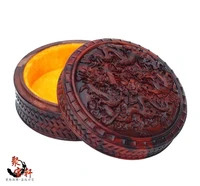 red acid branch wood carving jewelry box bangle bracelet accessories ring annatto box to receive a case of a dress and make up