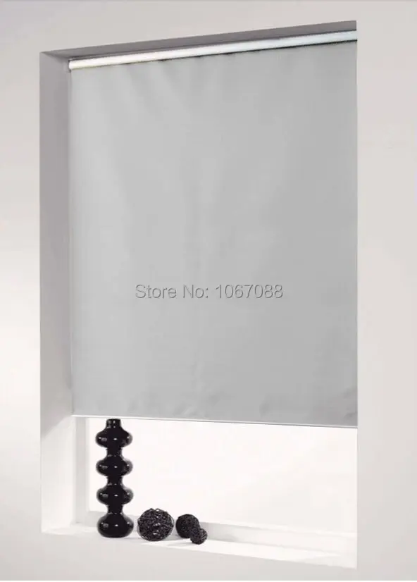 Затемняющие шторы на роликах из 100% полиэстера заказ серые оконные для гостиной