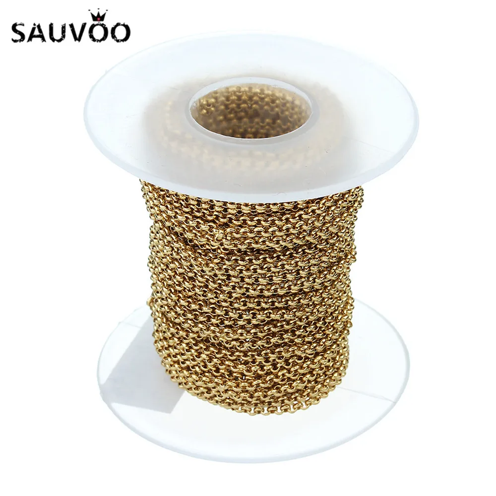 Цепочка Из Нержавеющей Стали для самостоятельного изготовления ювелирных