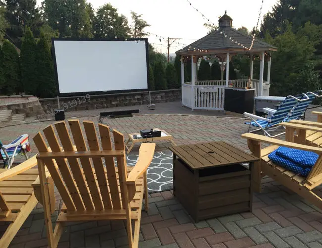 Новый большой 2 8-дюймовый экран с быстрой открытием для проекции HD 16:9 стандартный