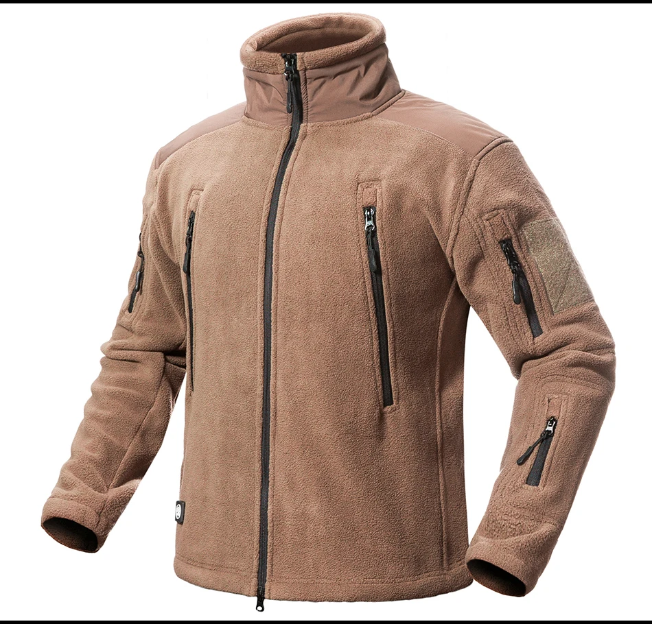 Refire gear зимняя тактическая утолщенная флисовая куртка мужская теплая полярная Военная армейская куртка пэчворк с несколькими карманами мужская верхняя одежда пальто