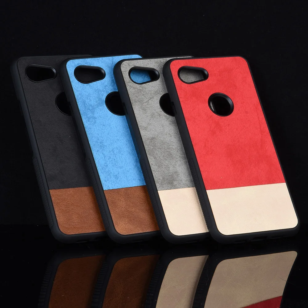 Для Google Pixel 3A чехол Ретро джинсовая ткань кожаный защитный чехол для телефона для Pixel 3A XL 3axl 4xl бизнес твердая задняя крышка(N0531
