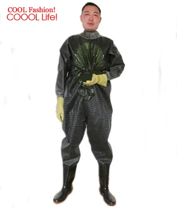 Chest Wader Size 45 Водонепроницаемый дышащий нагрудный болотный зимний рыболовный комбинезон охотничьи сапоги мужской водонепроницаемый костюм для рыбалки обувь pesca Wathes - Цвет: Chest Wader Size 45