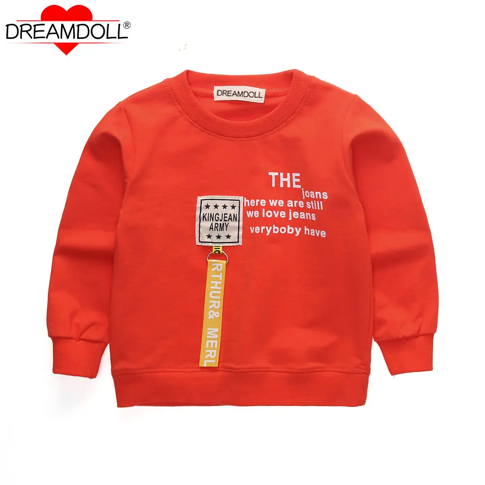 Dreamdoll 2018 одежда для маленьких мальчиков алфавита патч с длинными рукавами