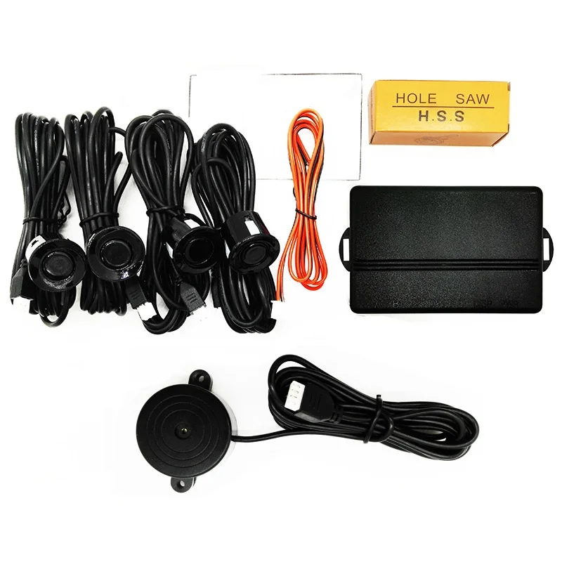 Парктроник с датчиком парковки для автомобиля 4 датчика s 22 мм зуммером система