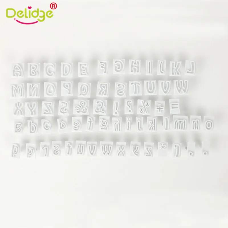 64 символов верхний нижний чехол Алфавит буквы для помадки инструмент выпечки