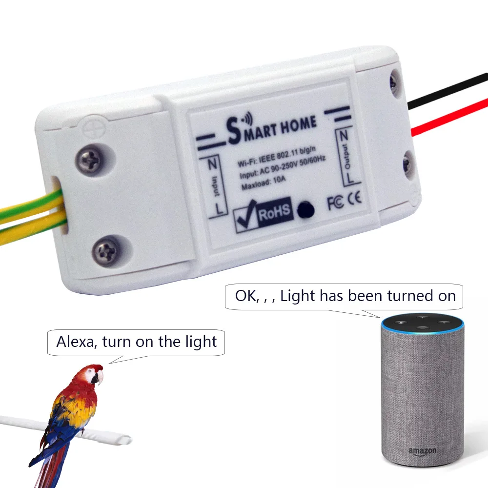 Умный Универсальный беспроводной переключатель Tuya с Wi Fi переключатели DIY MQTT COAP