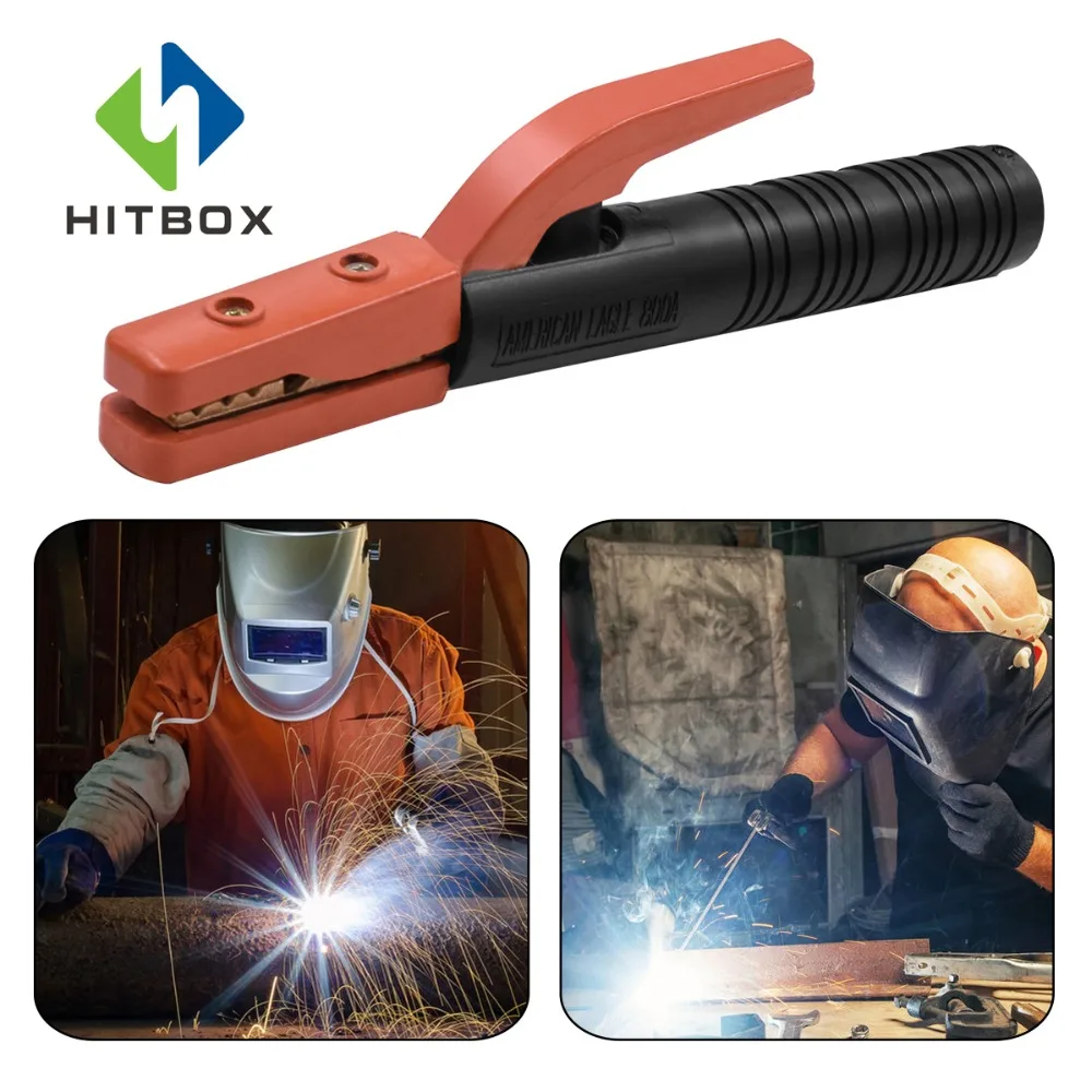 HITBOX сварочный держатель электрода 800A держатели дуговой сварки зажим держатель американский Орел 800A сильный держатель