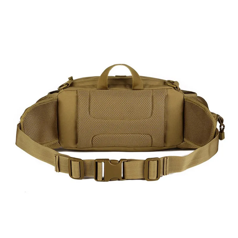Мужская нейлоновая поясная сумка с двойным чайником Портативная мессенджер