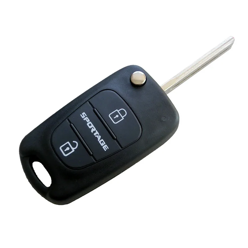 3 кнопки дистанционный Флип складной Автомобильный ключ оболочка для Kia Sportage Rio K2