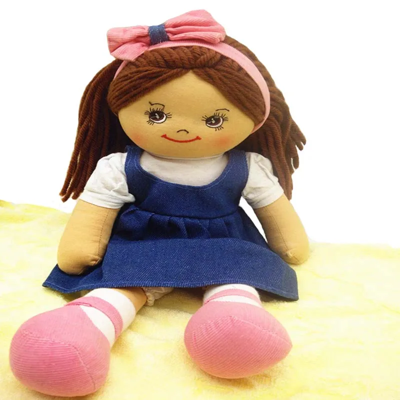 Кукла тряпичная детская с тканью для волос 18 дюймов|doll baby|doll baby bornbaby born |